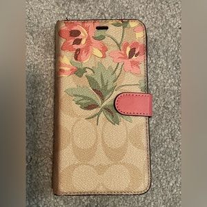 Coach brand iPhone XR case.